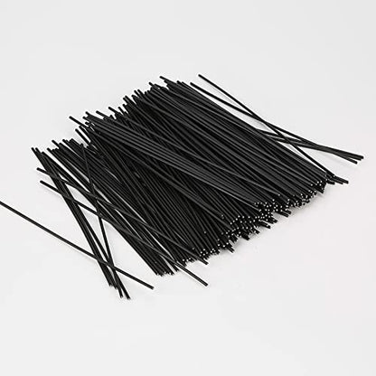 500pcs Plastic Twist Ties for Bags,4.7 Inch Cable Bread Ties Reusable Plant Wire Twist Tiesfor Household and Office Use - size: 500 pcs
