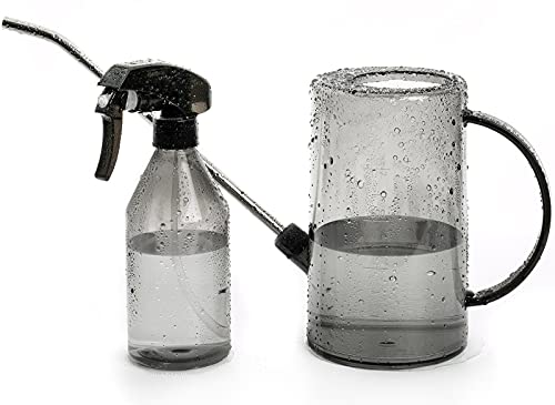Small Watering Can, Plant Water Can for Indoor Plants, Plant Waterer 1Liter - color: Gray