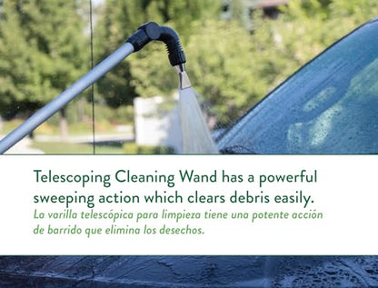 Orbit Telescoping Gutter Cleaning Wand, Silver - 58543