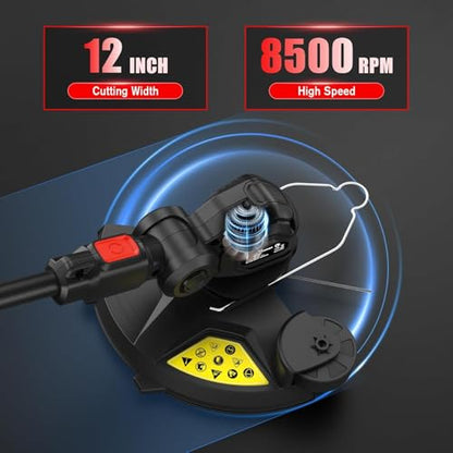3-in-1 Cordless Weed Wacker Compatible with Milwaukee M18 18V Battery