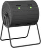 Compost Bin 45 Gallon Outdoor, Black