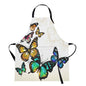 Britimes Apron with Pockets, 32x28 inch, for Women Men, Colorful Butterfly - color: Butterfly 2