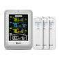 Indoor Outdoor Thermometer Wireless 4.5 Inch Display Digital Hygrometer - color: Multi
