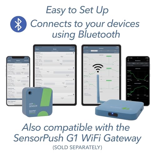SensorPush HTP.xw Temperature, Humidity & Barometric Pressure, Bluetooth