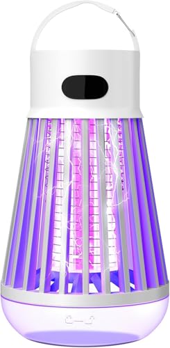 Bug Zapper Indoor Outdoor Mosquito Zapper, LED Rechargeable Fly Zappers