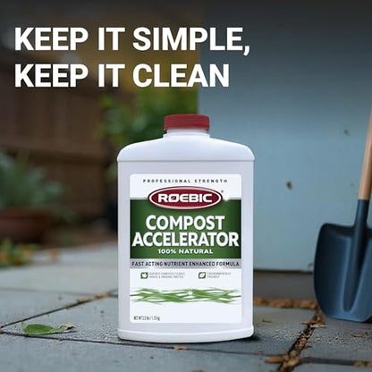 Roebic CA-1 Bacterial Compost Accelerator: 2.5 pounds, for faster composting, 2.5 LBS (Pack of 12) - size: 2.5 LBS (Pack of 12)