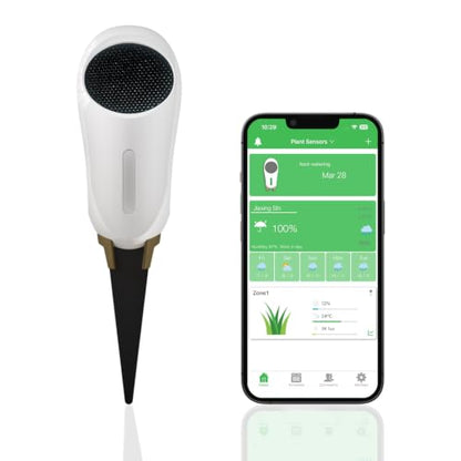 Netro Solar Powered Outdoor Smart Plant Sensor 2.4G WiFi APP-Based for Lawn
