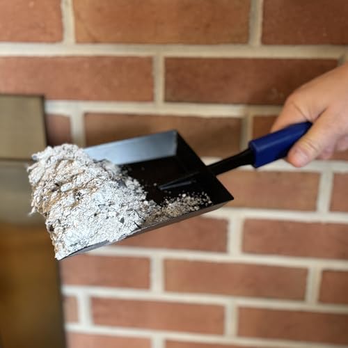 15in Fireplace Ash Shovel Wider Head Manganese Steel - size: 15 inches Large