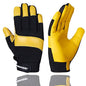 SAWANS Leather Gardening Gloves Working for Women and Men Utility Dexterity Breathable Garden Work Safety Gloves - size: Medium