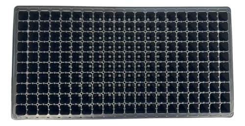 200 Cell Seedling Plastic Nursery Trays, 10 Pack, Thick Durable Germination Plug Trays, 2000 Cells Reusable Plant Propagation - size: 200 Cell, style: 0.85mm Wall Thickness