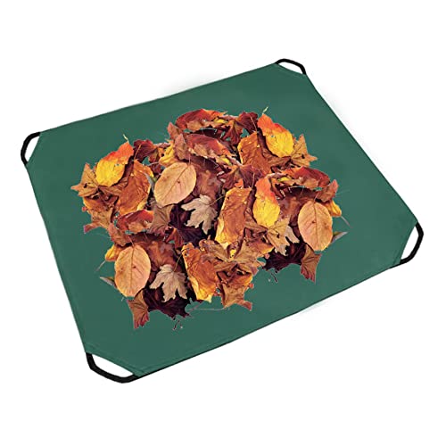Leaf Bag for Collecting Leaves Reusable Garden Yard Waterproof 2 IN 1 Waste Bags Leaf Tarp Trash Canvas Heavy Duty Storage Lawn Container Collapsible with Handle (Green 1) - color: Green 1