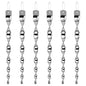 Besmon Woodpecker Bird Scare Devices，Reflective Scare Rods Control Device to Keep Birds Away from Patio Pool（Christmas Reflective Strip Hanging Home as Decoration） (6PCS) - size: 6PCS