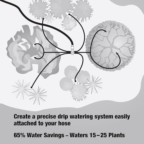 Rain Bird SWDMSPKIT Drip Spot Watering Kit - size: 18-Piece Kit, style: Spot Watering Kit: Bubblers/Emitters