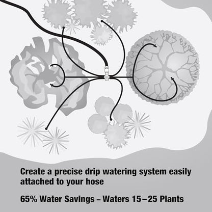 Rain Bird SWDMSPKIT Drip Spot Watering Kit - size: 18-Piece Kit, style: Spot Watering Kit: Bubblers/Emitters