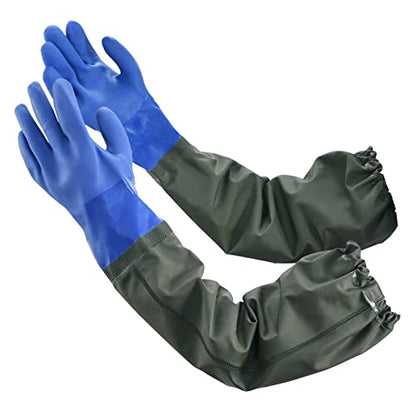 MUMUKE Long Waterproof Gloves, 28 inch