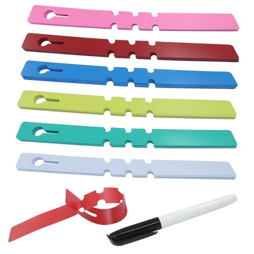 Colorful Wrap Around Tree Tags, 6 Colors - color: 120pcs-6colors