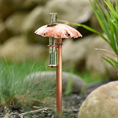 Handmade Copper Rain Gauge