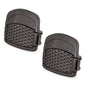 Suncast 2 Pack Hangout 150 Foot Resin Wicker Mounted Garden Storage Hose Rack, Brown