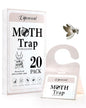 Pantry Moth Traps - Extra Strength Hanging Clothes Clothing Moth Traps with Pheromone for House Pantry Indoor Closets - 20 Pack - size: 20-pack