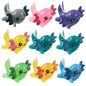EMiEN 8 Pcs Miniature Hexagonal Salamander Tiny Animals Figurines - color: 8 Pcs Miniature Salamander