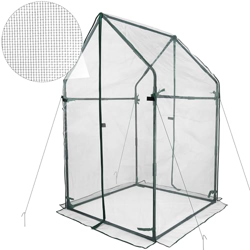 Gardzen Replacement Mesh Cover for Mini Greenhouse 36.2"(L) x36.2(W) x59.5(H), SH - size: 36.2"(L) x36.2"(W) x59.5"(H)