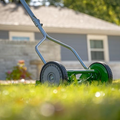 Scotts 304-14S 14-Inch 5-Blade Push Reel Lawn Mower, Green - size: 14-Inch, 5-Blade