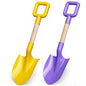 Kids Garden Tool Shovels Toys, 16" Long Kids Beach Spades Sand Shovels Toys for Adults Gardening Tools Garden Kit Travel Sandbox Toy Sturdy Snow Scoop Durable Wood Handle Spade for Digging Sand Snow - color: Yellow