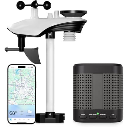 Wireless Weather Station with 7 Day Forecast and Wireless Sensors