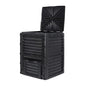 Simply Bio Garden Compost Bin from BPA-Free Material - 80 Gallon (300 L) Large Outdoor Compost Bin, Easy Assembly, Lightweight, Fast Soil Creation, Black - size: 80-Gallon
