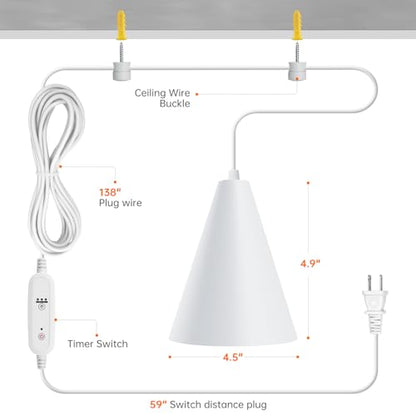 Bstrip Hanging Grow Light for Indoor Plants, 5000K - color: 5000K
