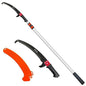 Pole Saw for Tree Trimming, Telescopic Manual Pruning Saw with Case