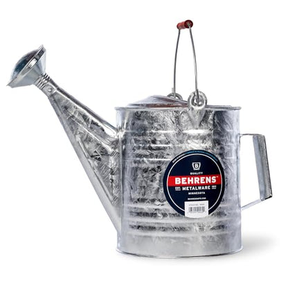 Behrens 2 Gallon Hot Dipped Steel Watering Can - size: 2 Gallon