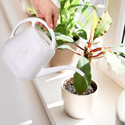 ZXJ Plant Watering Can - 1/2 Gallon - White - color: White