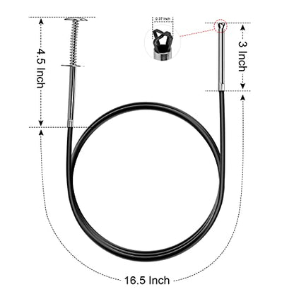 SARDVISA 24-Inch Flexible Claw Pickup Tool, Small Caliber Grabber - size: Flexible bend pick tool Non-magnetic
