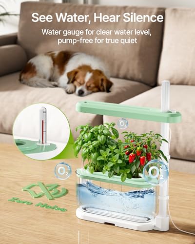 SUNCOZE Hydroponics Growing System Kit with 3 Pods for Beginners