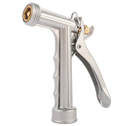 Garden Hose Nozzle, Water Hose Sprayer Nozzle with Threaded Front - color: 1 Pack