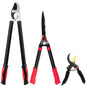 YRTSH Loppers, Hedge Shears & Pruners Combo Set, 3-Piece Hedge Clippers