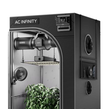 AC Infinity AI Grow System Compact 2x2, 1-Plant Kit w/ AI Controller - size: 24” x 24” x 48”