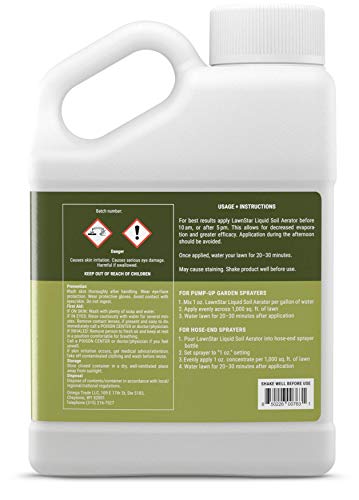 Liquid Lawn Aerator, Loosens and Conditions Compacted Soil, 1 Gal - size: 1 Gallon
