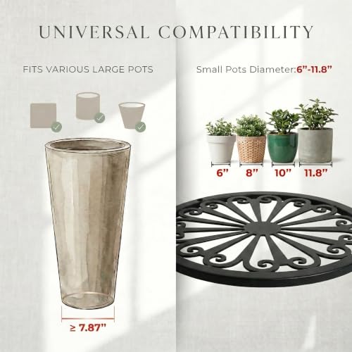 Adjustable Plant Risers for Inside Pots,16-31‘’ Height Adjustable, - size: 16.1~30.7'' Height