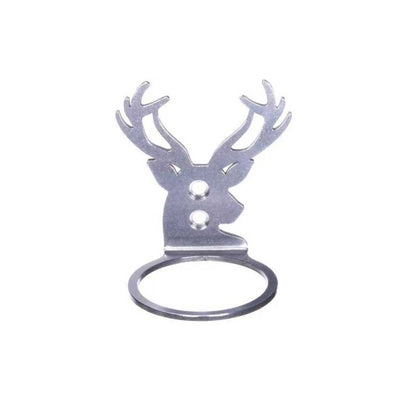 7" Rain Gauge Outdoor, Accurate Glass Tube Best Rated with Deer Shape Rack, Decorative Deer Antler Rain Measure Tool for Garden, Lawn, Patio (Style B) - style: Style B