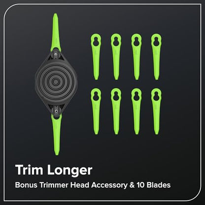 Greenworks 24V 12 in Cordless String Trimmer, 10 Blades, Tool Only - style: 12" NEW (Bare Tool)