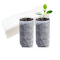 Belit 50 Pcs 10.2" H Deep Nursery Grow Bags, Non-Woven Plants Pots Container for Starting Rooted Plants Vegetable, Flower, Seedling Tree - color: White, size: 50 Pcs 7.5"x10.2"