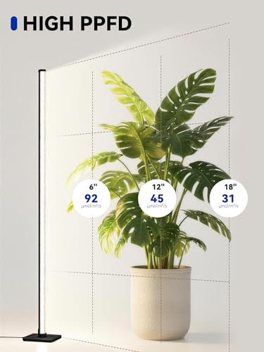 GLOWRIUM Vertical Grow Light for Indoor Plants, 60in LED Standing Lamp - size: 60 IN