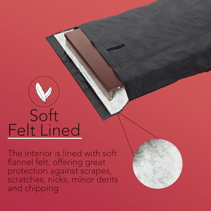 LAMINET Padded Table Leaf Storage Bag, Heavy-Duty Flannel, Water Resistant - size: 52"L x 24"W
