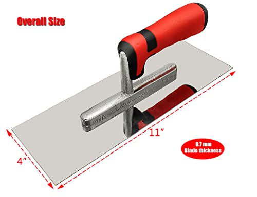 Stainless Steel Concrete Finishing Tools Set Trowel, Edger & Groover