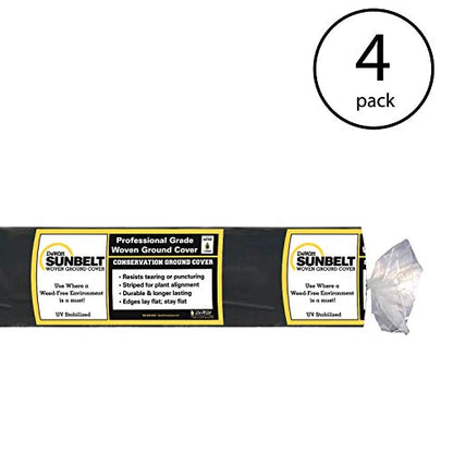DeWitt Weed Barrier Fabric - 4 Pack - 3 x 300 ft - Plastic - size: 4 Pack, style: 3' x 300'