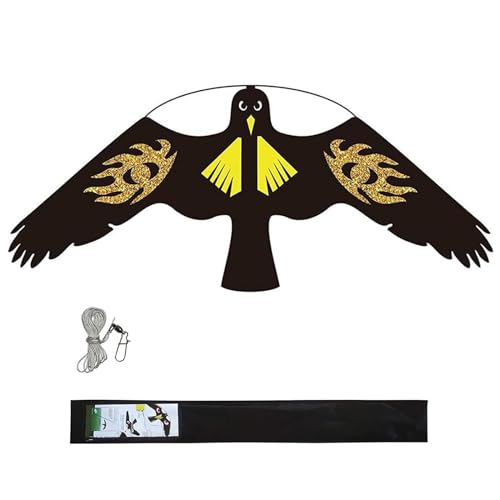 Bird Scarer Kite Without Pole Bird Hawk Flying Kite-Style E - color: Style E no pole