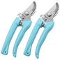2 Pcs Garden Flower Shears, 6.9 inches, Blue Handle - style: Blue-2 Pcs