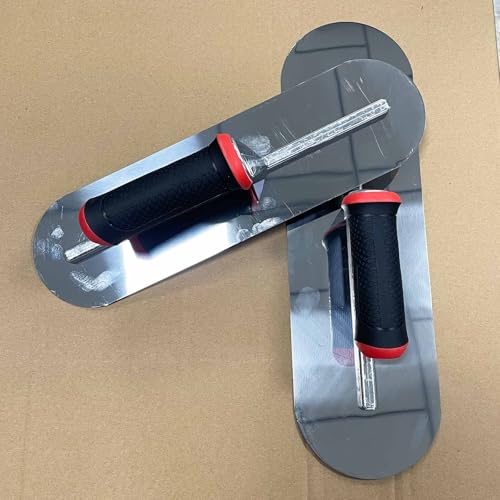 2 Pieces Pool Trowel, Stainless Steel Flat Finishing Trowel Set - size: Pool Trowel, 2 Pack